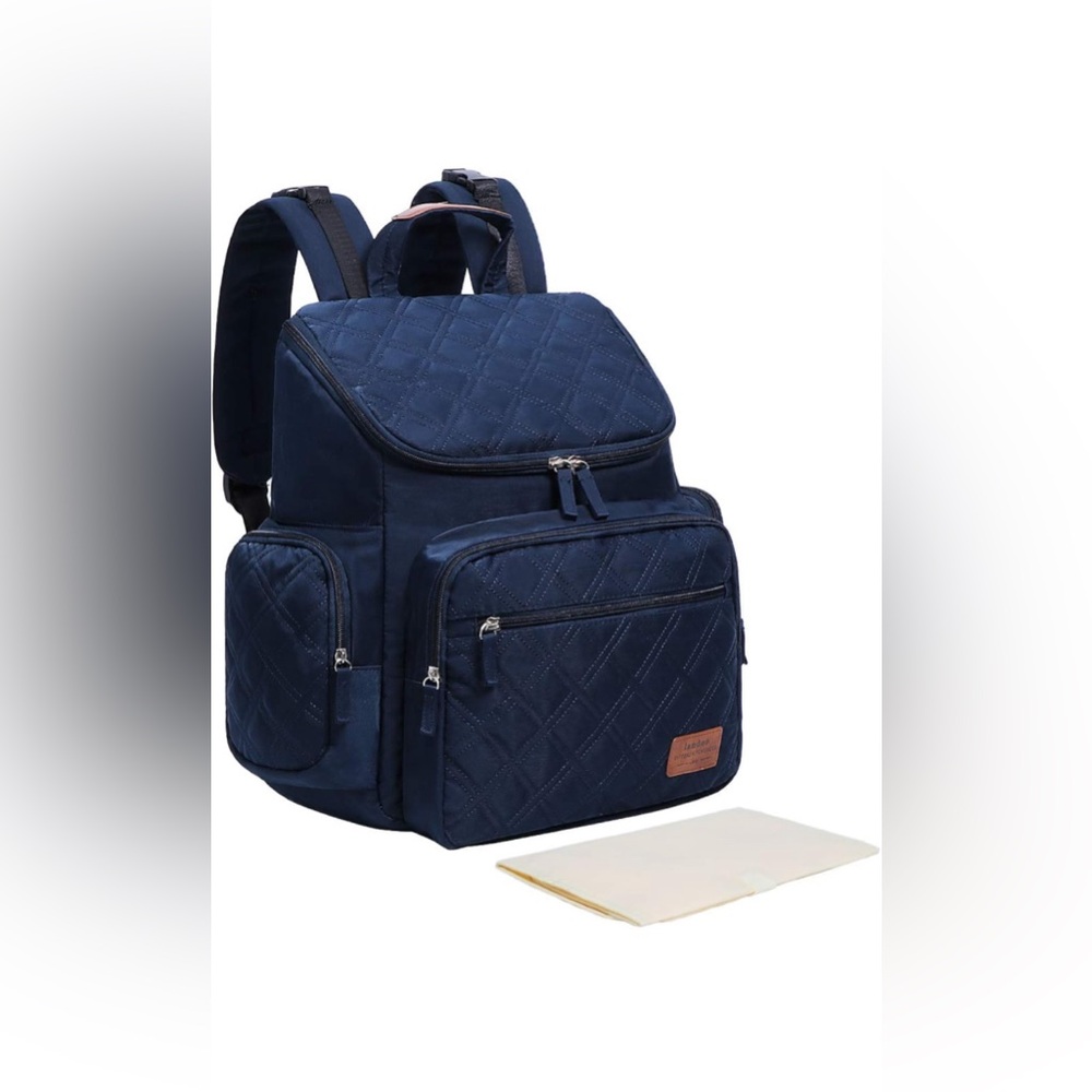 Diaper Bag Multi-Function Waterproof Large Travel Backpack Nappy Changing Pad